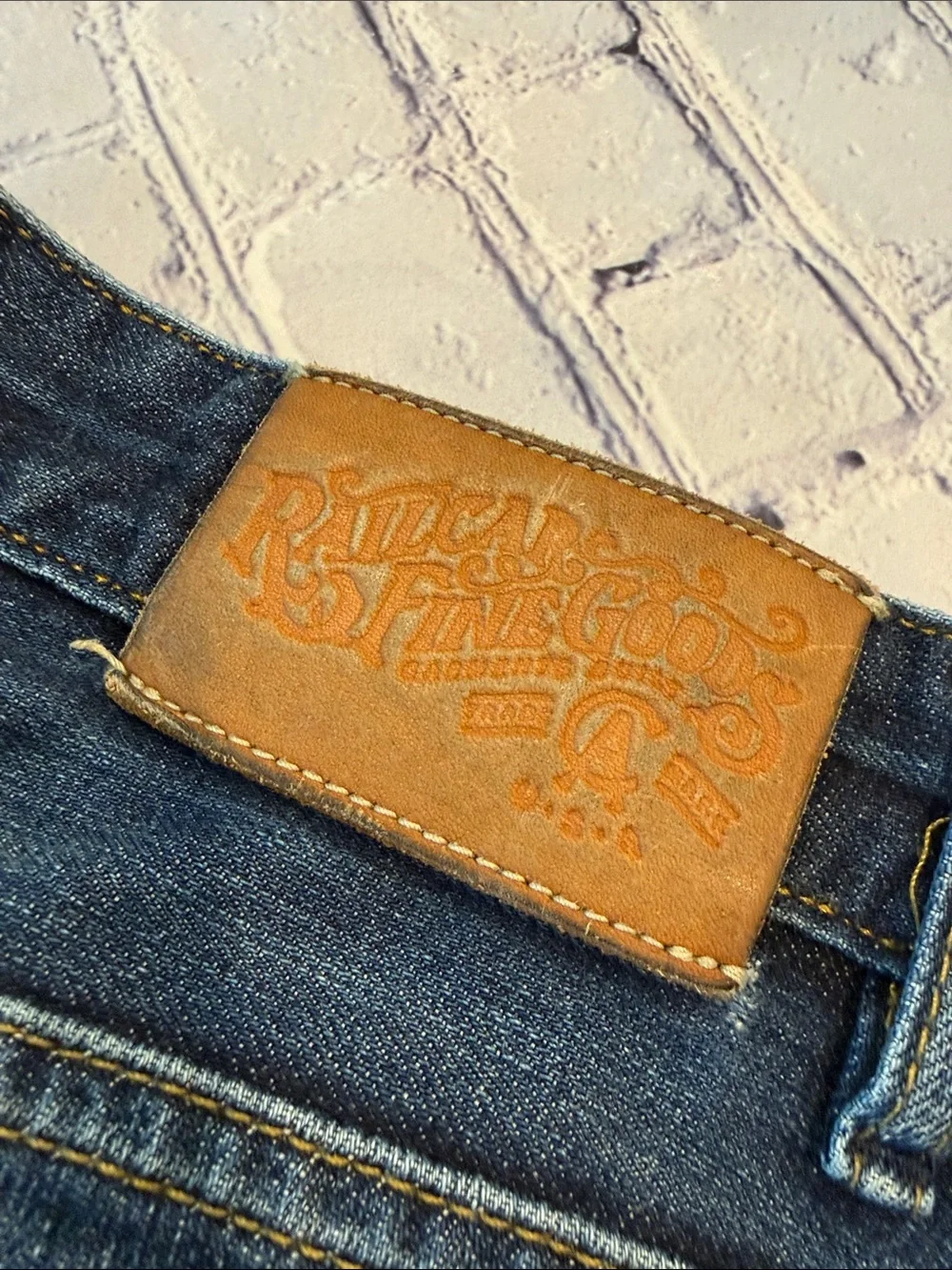 Men's Dark Blue Denim Jeans